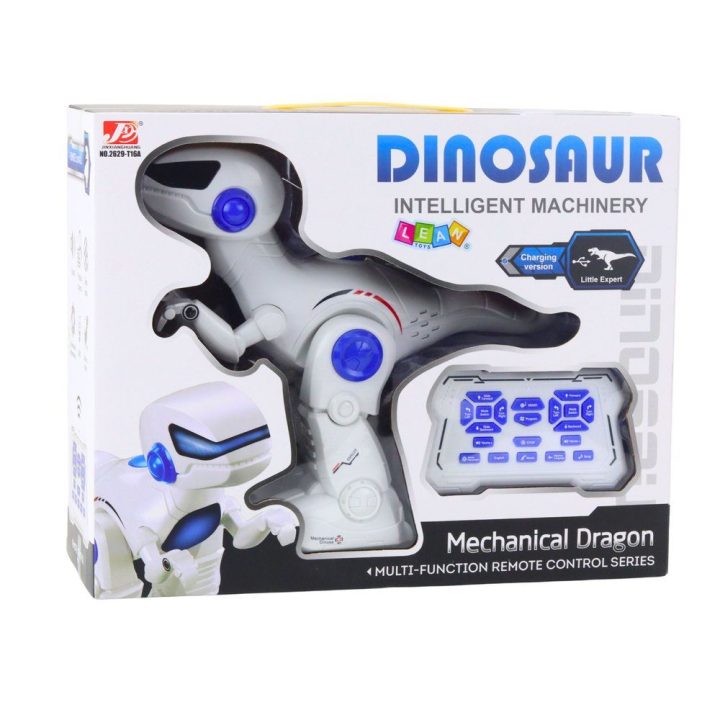 Nuotoliniu būdu valdomas interaktyvus dinozauras robotas Tyrannosaurus Rex