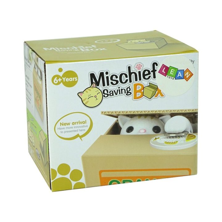 Interaktyvi katino taupyklė „Mischief Saving Box“