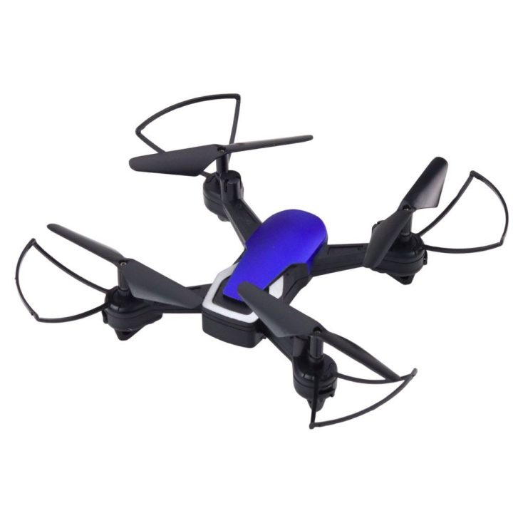 Mėlynas nuotoliniu būdu valdomas dronas Falcon su 6 ašių giroskopu