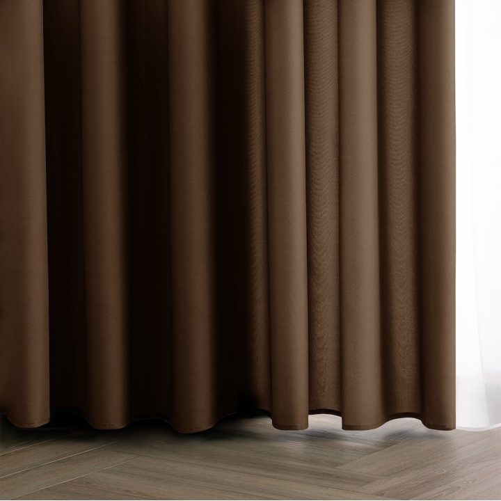 Užuolaida Carli AmeliaHome 200 × 250 cm, ruda