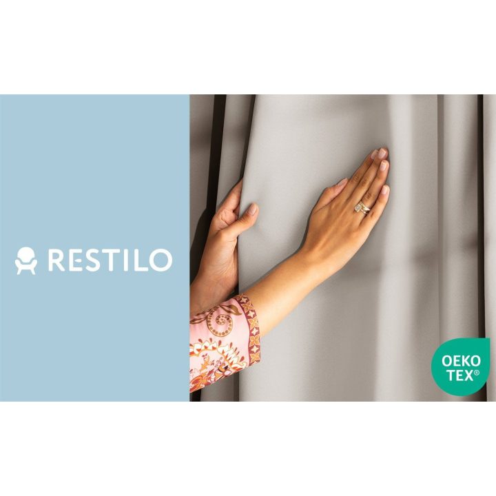Smėlio spalvos užuolaida su kilpomis AmeliaHome 200 × 300 cm