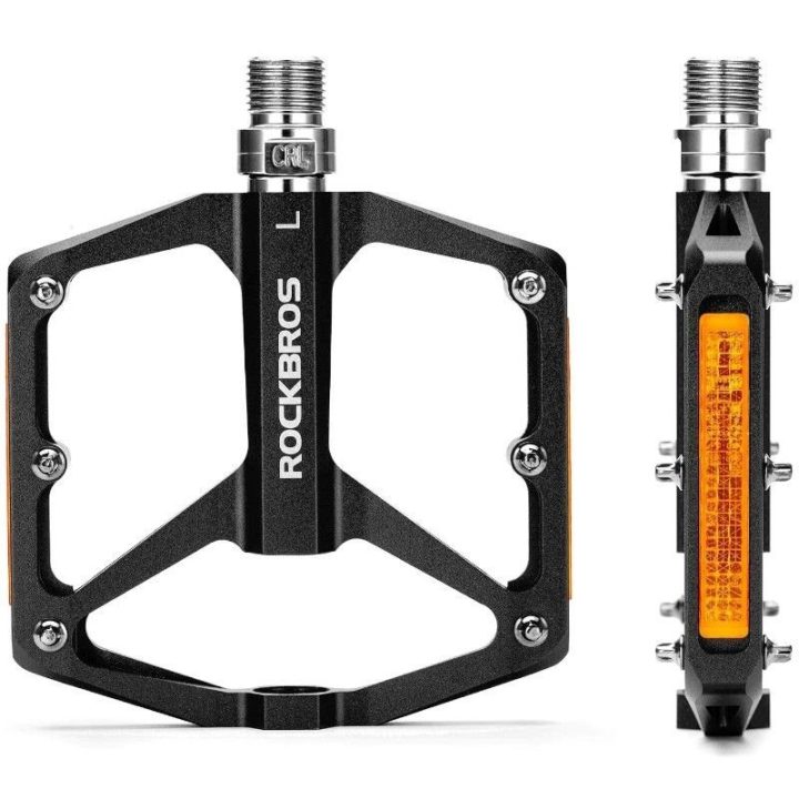Dviračio pedalai Rockbros, juodi