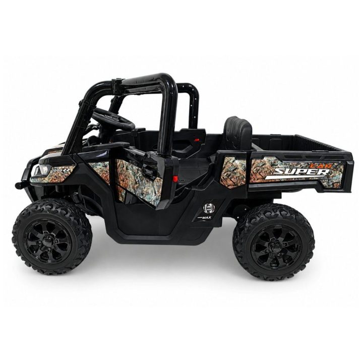 Juodas akumuliatorinis 4x4 automobilis GTS2299-H 24V