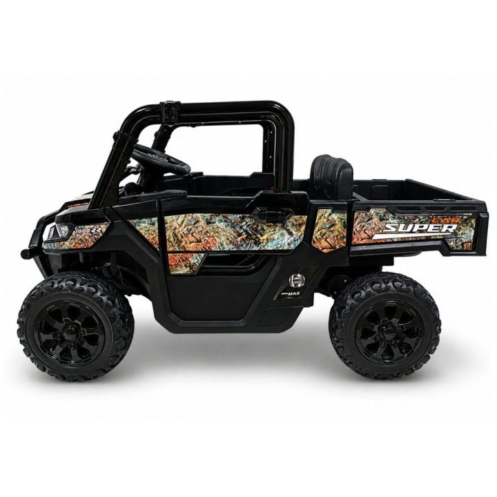 Juodas akumuliatorinis 4x4 automobilis GTS2299-H 24V