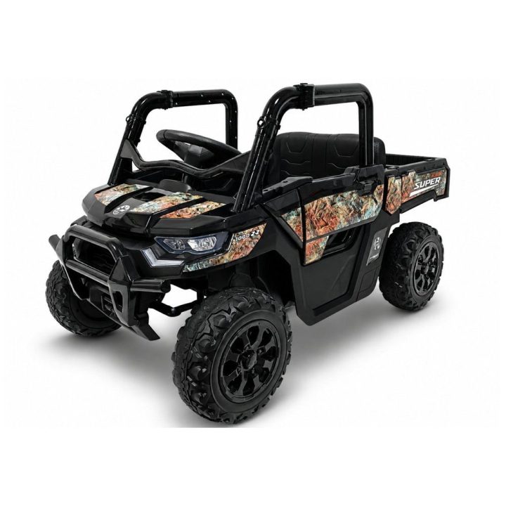 Juodas akumuliatorinis 4x4 automobilis GTS2299-H 24V