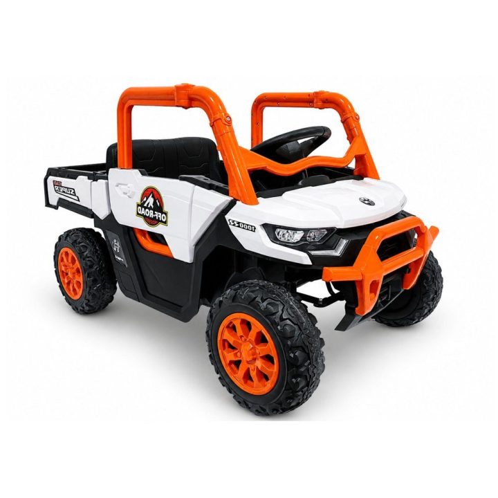 Oranžinis akumuliatorinis 4x4 automobilis GTS2299-H 24 V