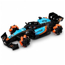Nuotoliniu būdu valdomas RC lenktyninis automobilis su šviesomis ir dūmais 1:10