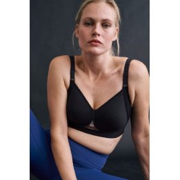 Juoda sportinė liemenėlė Triumph