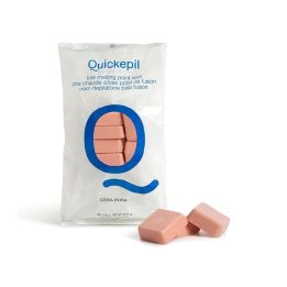 QUICKEPIL rožinis kietas depiliacinis vaškas be juostelių 1 kg