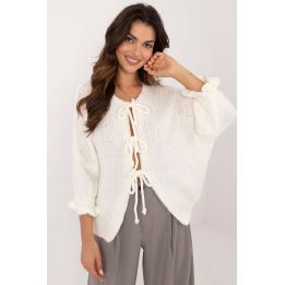 Susegamas megztinis su raišteliais Italy Moda