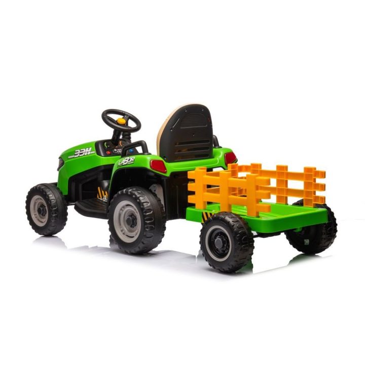 Žalias akumuliatorinis traktorius BBH-030