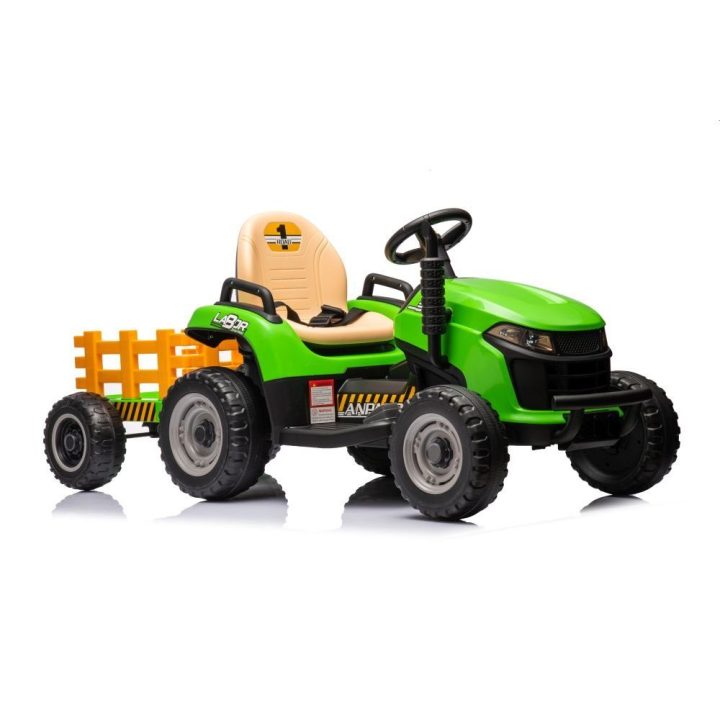 Žalias akumuliatorinis traktorius BBH-030