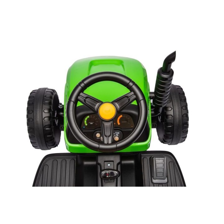 Žalias akumuliatorinis traktorius BBH-030