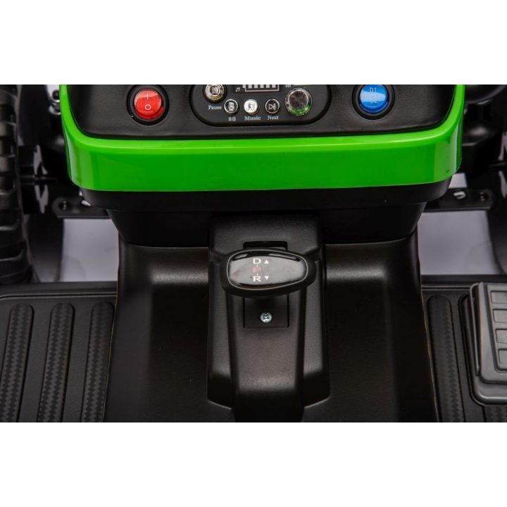 Žalias akumuliatorinis traktorius BBH-030