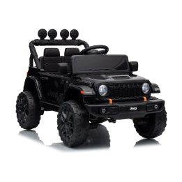 Juodas akumuliatorinis automobilis Jeep Rubicon DK-JWR558 24V