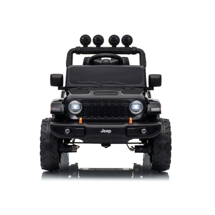Juodas akumuliatorinis automobilis Jeep Rubicon DK-JWR558 24V