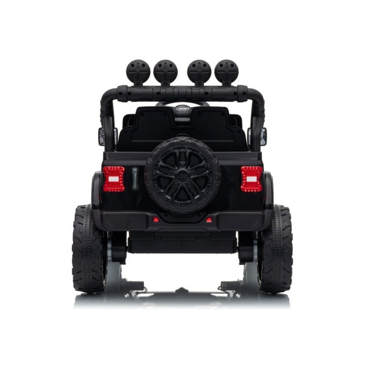 Juodas akumuliatorinis automobilis Jeep Rubicon DK-JWR558 24V