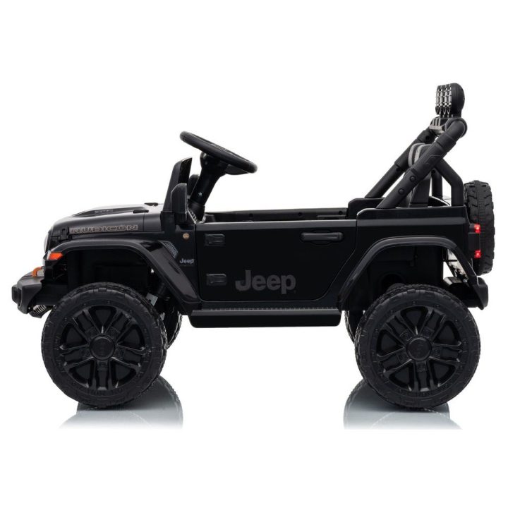 Juodas akumuliatorinis automobilis Jeep Rubicon DK-JWR558 24V