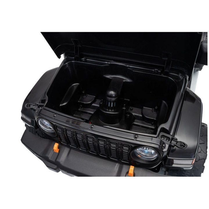 Juodas akumuliatorinis automobilis Jeep Rubicon DK-JWR558 24V