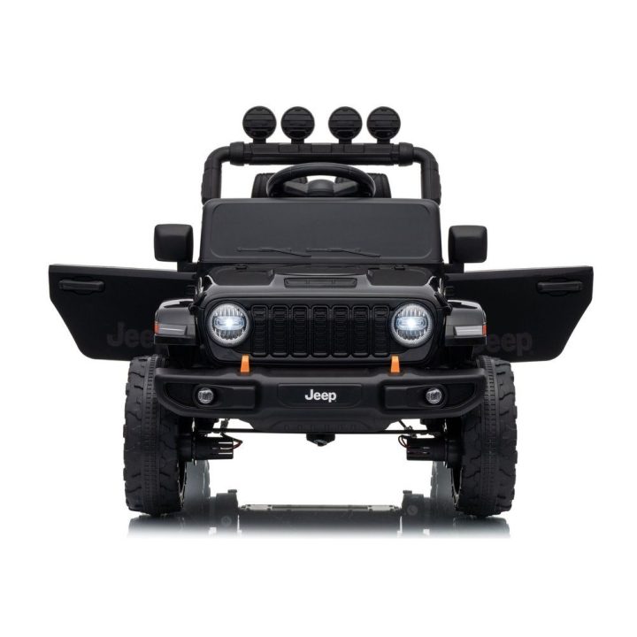 Juodas akumuliatorinis automobilis Jeep Rubicon DK-JWR558 24V