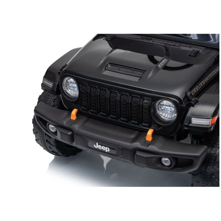 Juodas akumuliatorinis automobilis Jeep Rubicon DK-JWR558 24V