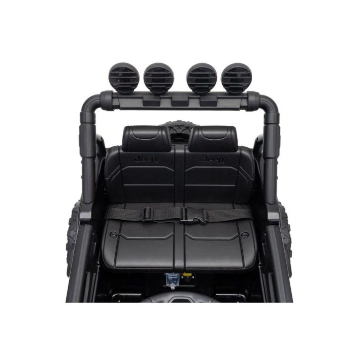 Juodas akumuliatorinis automobilis Jeep Rubicon DK-JWR558 24V