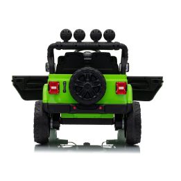 Žalias akumuliatorinis Jeep Rubicon DK-JWR558 24 V automobilis