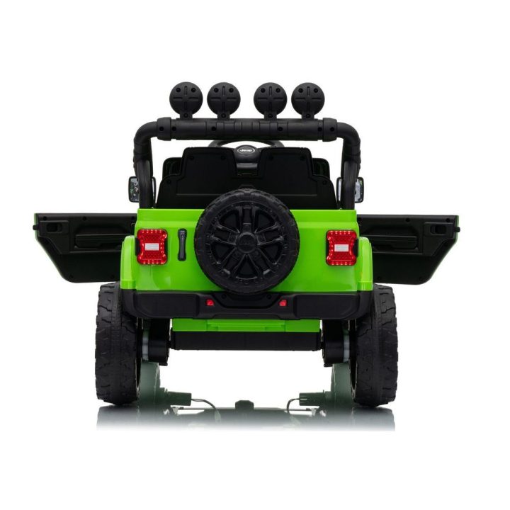 Žalias akumuliatorinis Jeep Rubicon DK-JWR558 24 V automobilis