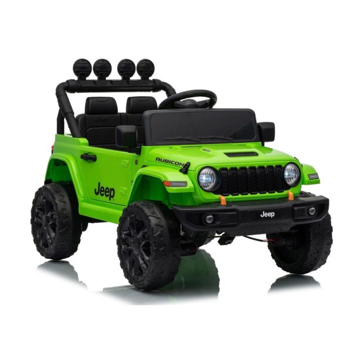 Žalias akumuliatorinis Jeep Rubicon DK-JWR558 24 V automobilis