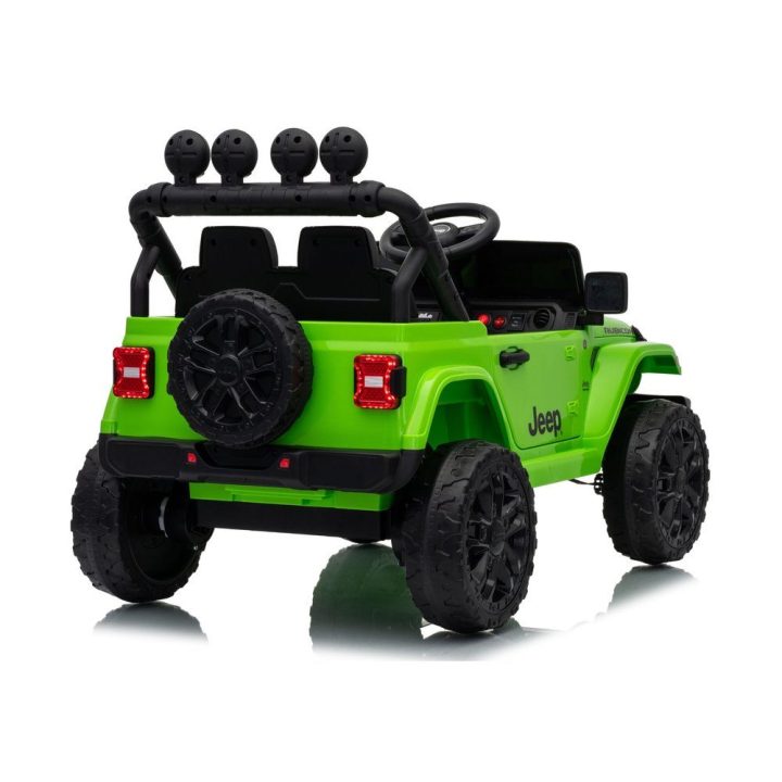 Žalias akumuliatorinis Jeep Rubicon DK-JWR558 24 V automobilis