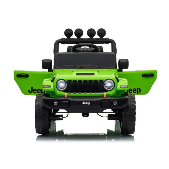 Žalias akumuliatorinis Jeep Rubicon DK-JWR558 24 V automobilis
