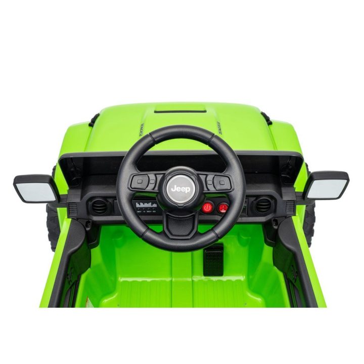 Žalias akumuliatorinis Jeep Rubicon DK-JWR558 24 V automobilis