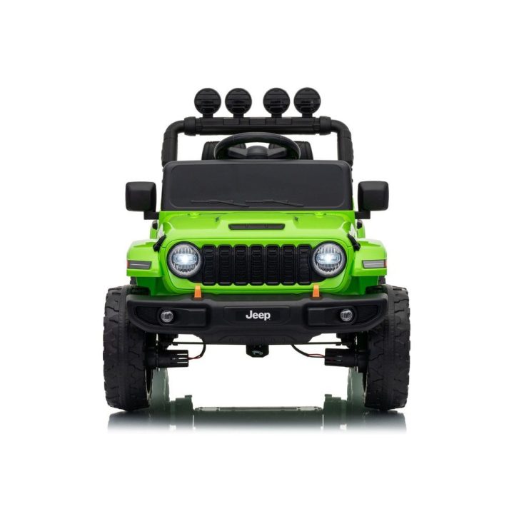 Žalias akumuliatorinis Jeep Rubicon DK-JWR558 24 V automobilis
