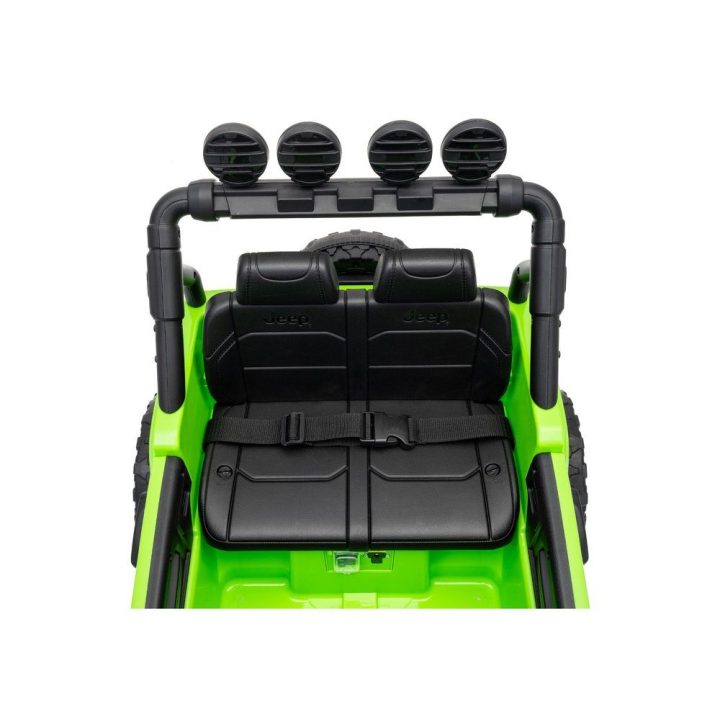 Žalias akumuliatorinis Jeep Rubicon DK-JWR558 24 V automobilis