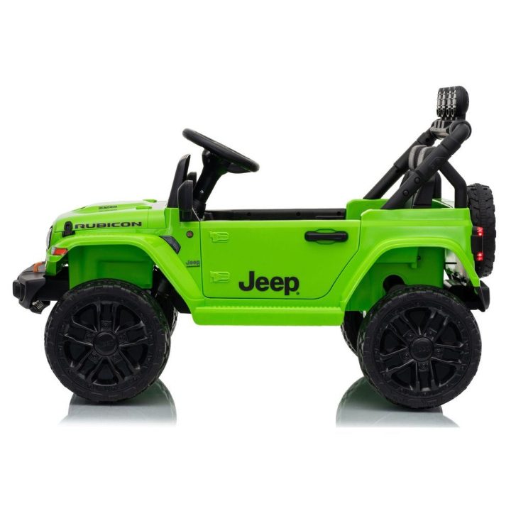 Žalias akumuliatorinis Jeep Rubicon DK-JWR558 24 V automobilis