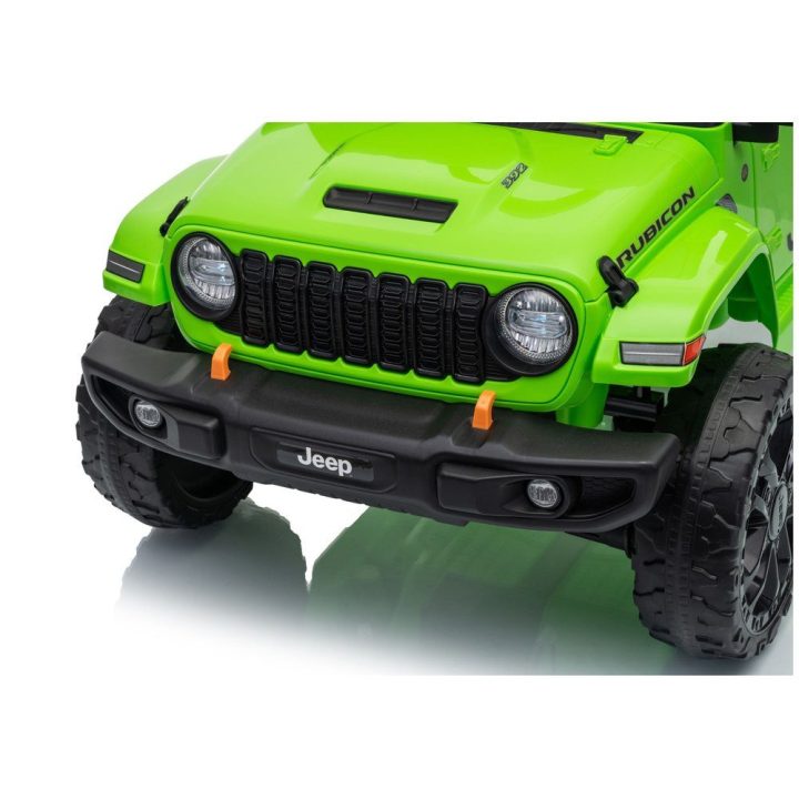 Žalias akumuliatorinis Jeep Rubicon DK-JWR558 24 V automobilis