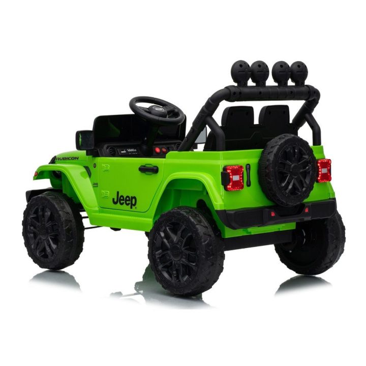 Žalias akumuliatorinis Jeep Rubicon DK-JWR558 24 V automobilis