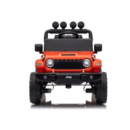 Oranžinis akumuliatorinis džipas Jeep Rubicon DK-JWR558 24V