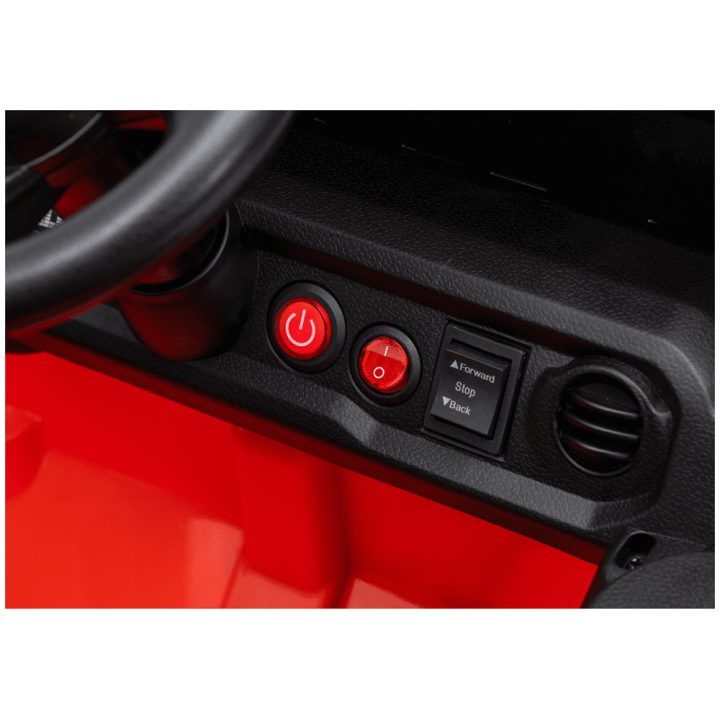 Oranžinis akumuliatorinis džipas Jeep Rubicon DK-JWR558 24V