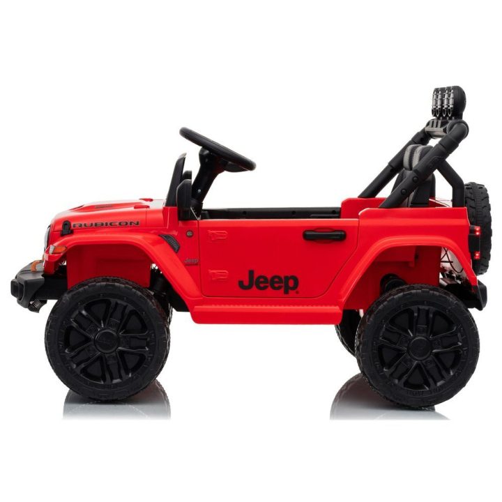 Raudonas akumuliatorinis automobilis Jeep Rubicon DK-JWR558 24V