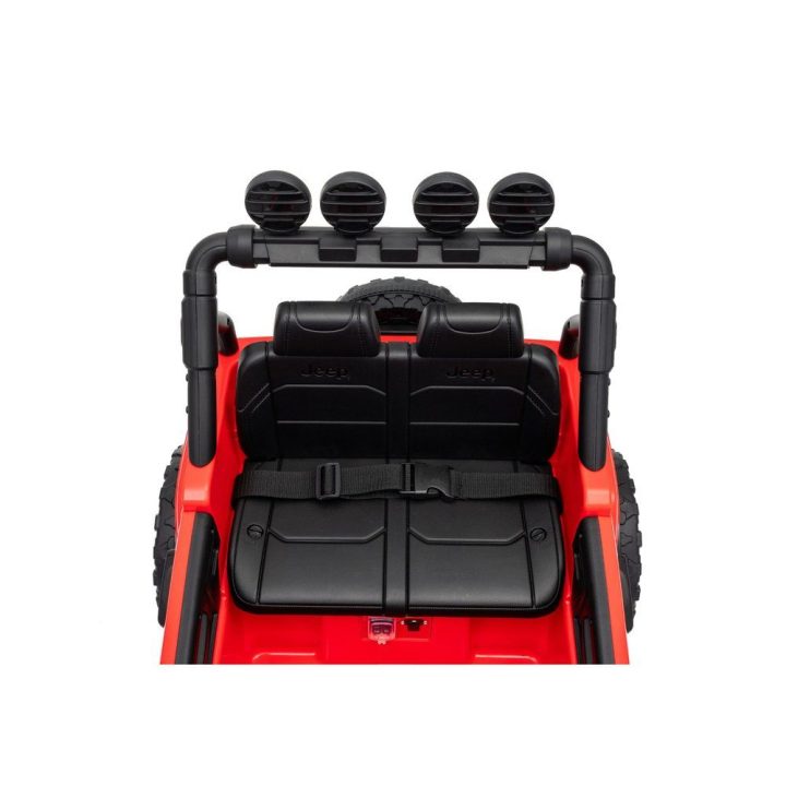 Raudonas akumuliatorinis automobilis Jeep Rubicon DK-JWR558 24V