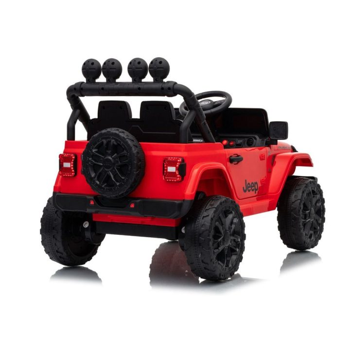 Raudonas akumuliatorinis automobilis Jeep Rubicon DK-JWR558 24V