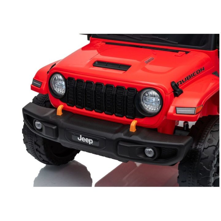 Raudonas akumuliatorinis automobilis Jeep Rubicon DK-JWR558 24V