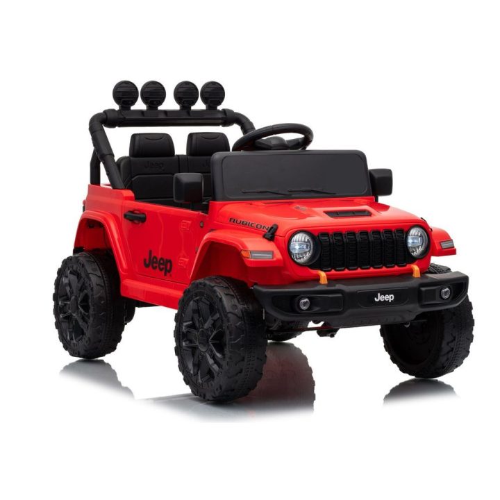 Raudonas akumuliatorinis automobilis Jeep Rubicon DK-JWR558 24V