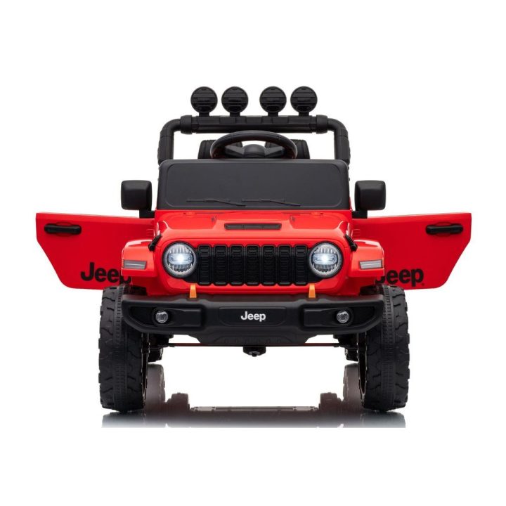 Raudonas akumuliatorinis automobilis Jeep Rubicon DK-JWR558 24V