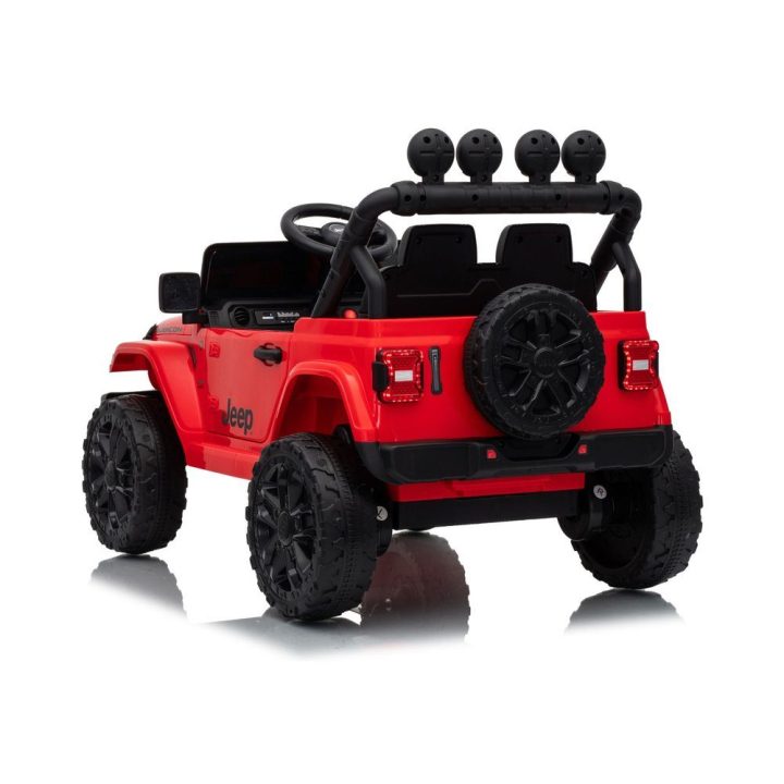 Raudonas akumuliatorinis automobilis Jeep Rubicon DK-JWR558 24V