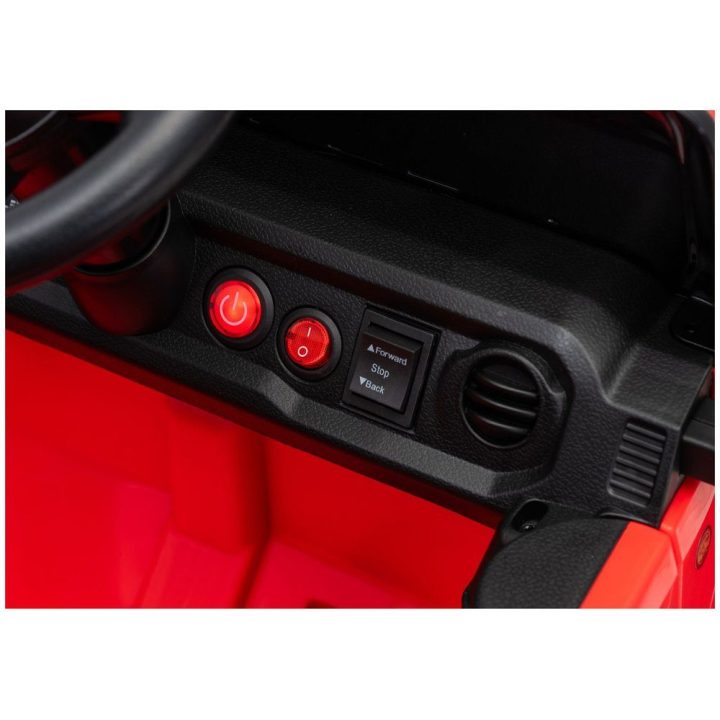 Raudonas akumuliatorinis automobilis Jeep Rubicon DK-JWR558 24V