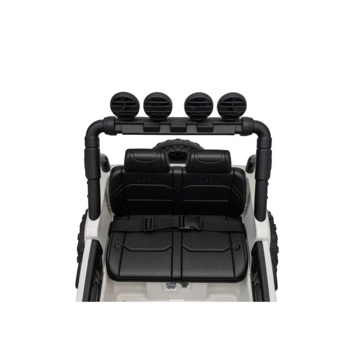 Baltas akumuliatorinis Jeep Rubicon DK-JWR558 24 V automobilis