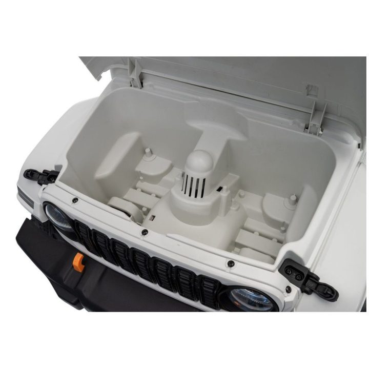 Baltas akumuliatorinis Jeep Rubicon DK-JWR558 24 V automobilis
