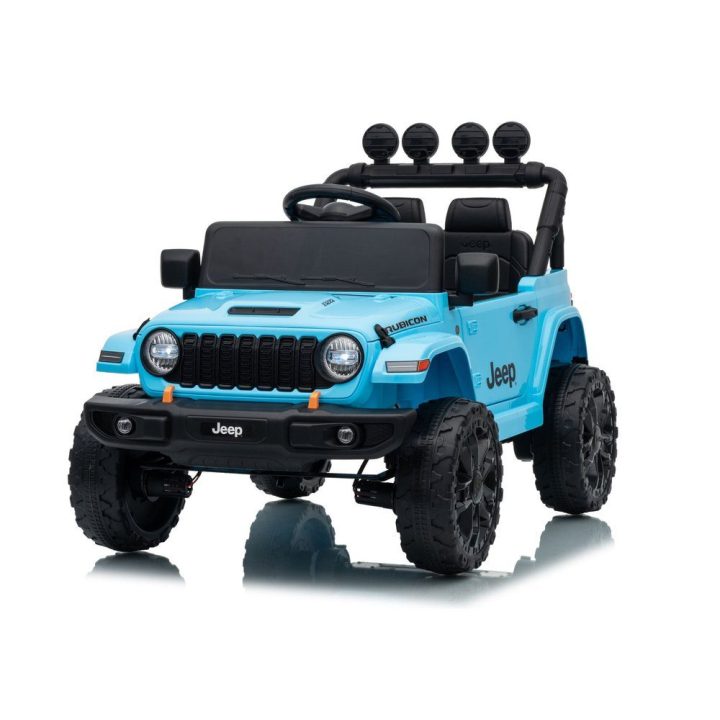 Mėlynas akumuliatorinis automobilis Jeep Rubicon DK-JWR558 24 V